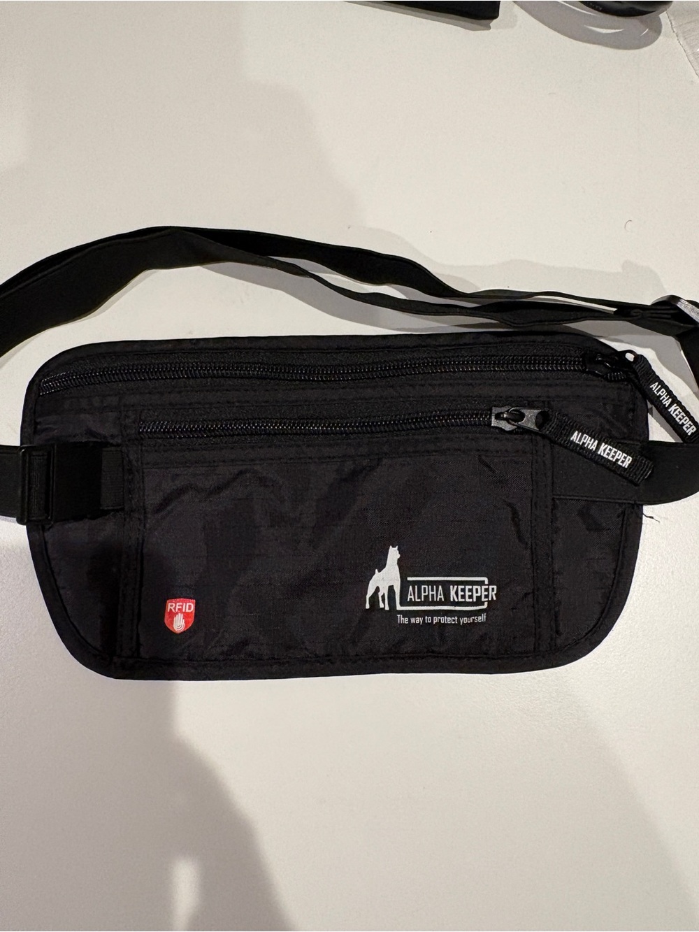 Alpha Keeper RFID travel hidden money belt wallet